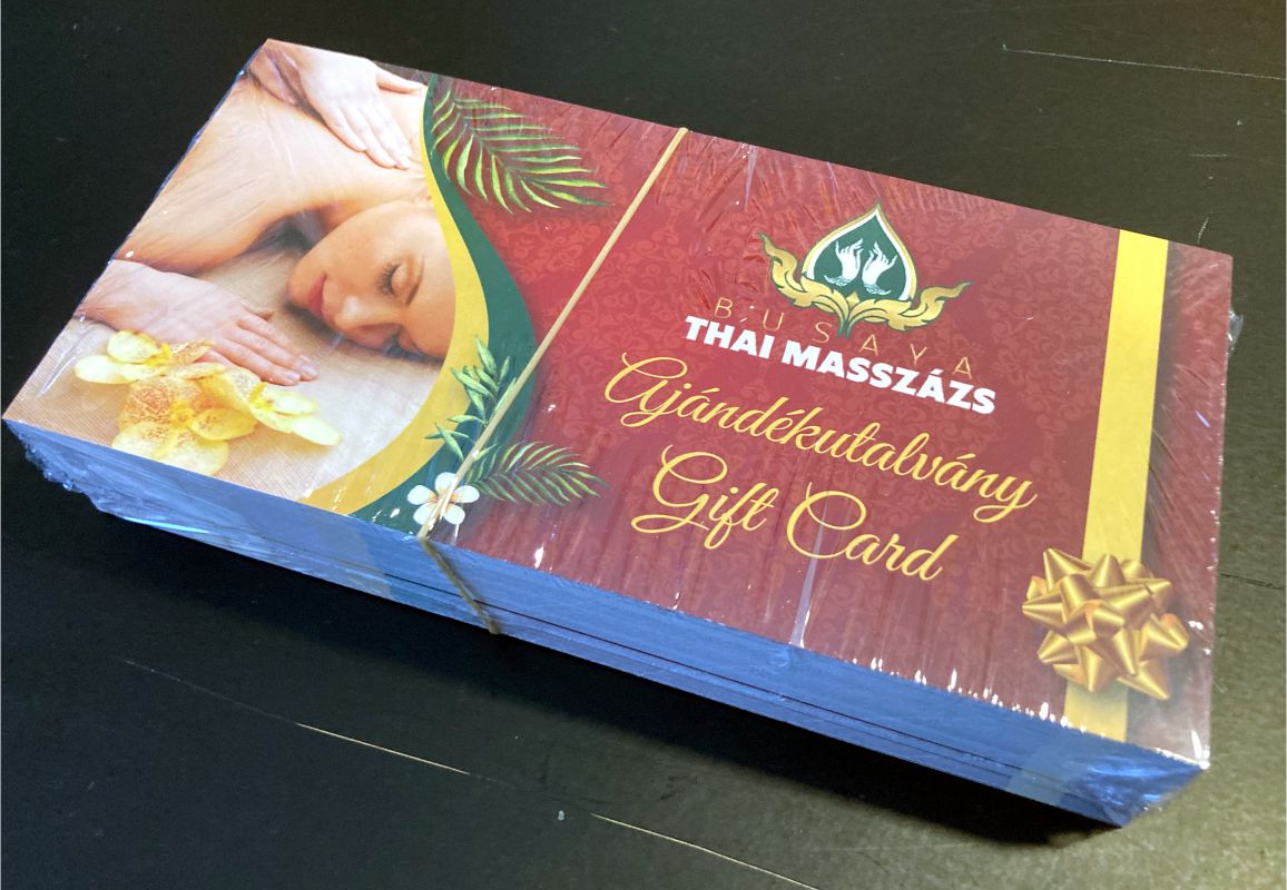 Ajándékutalványok nyomtatása