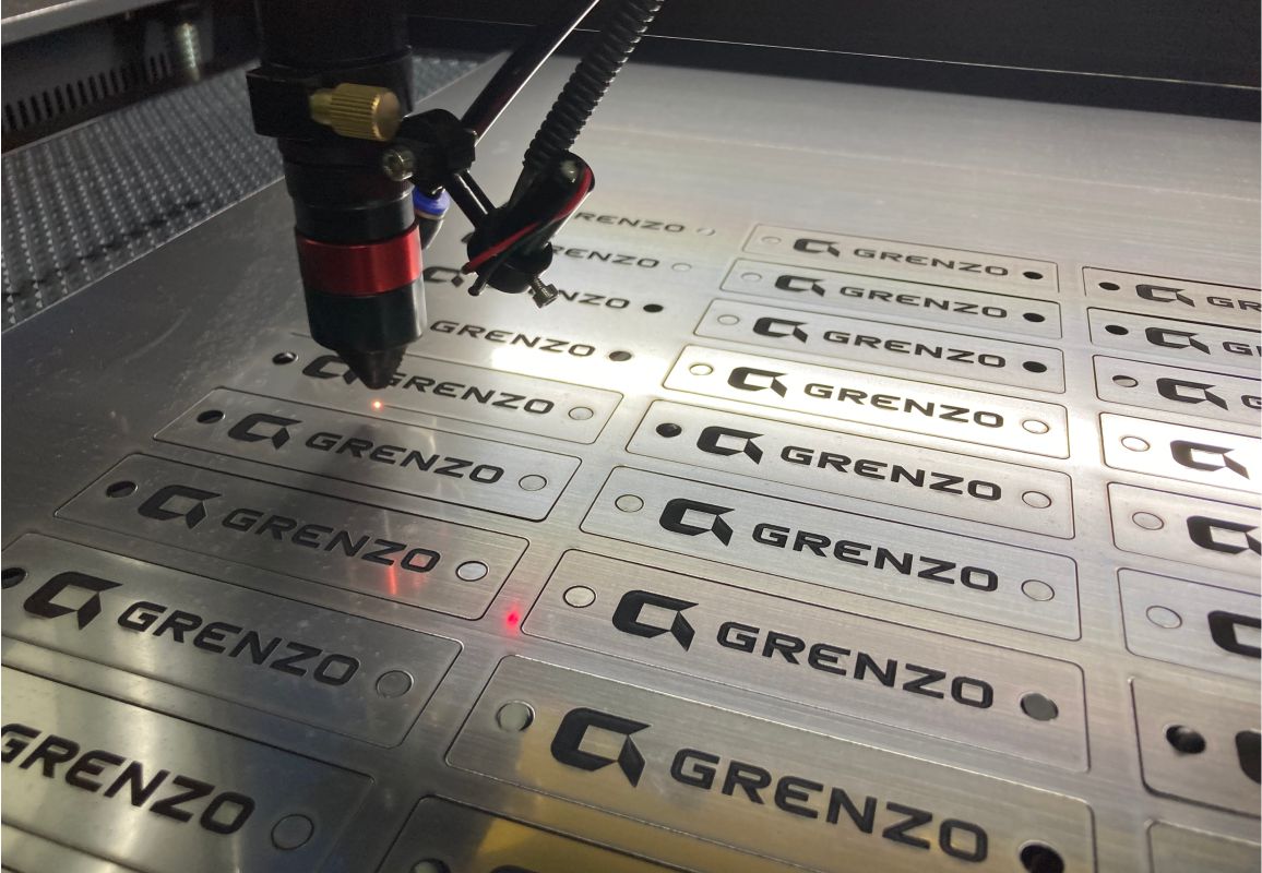 Lézervágás munka közben