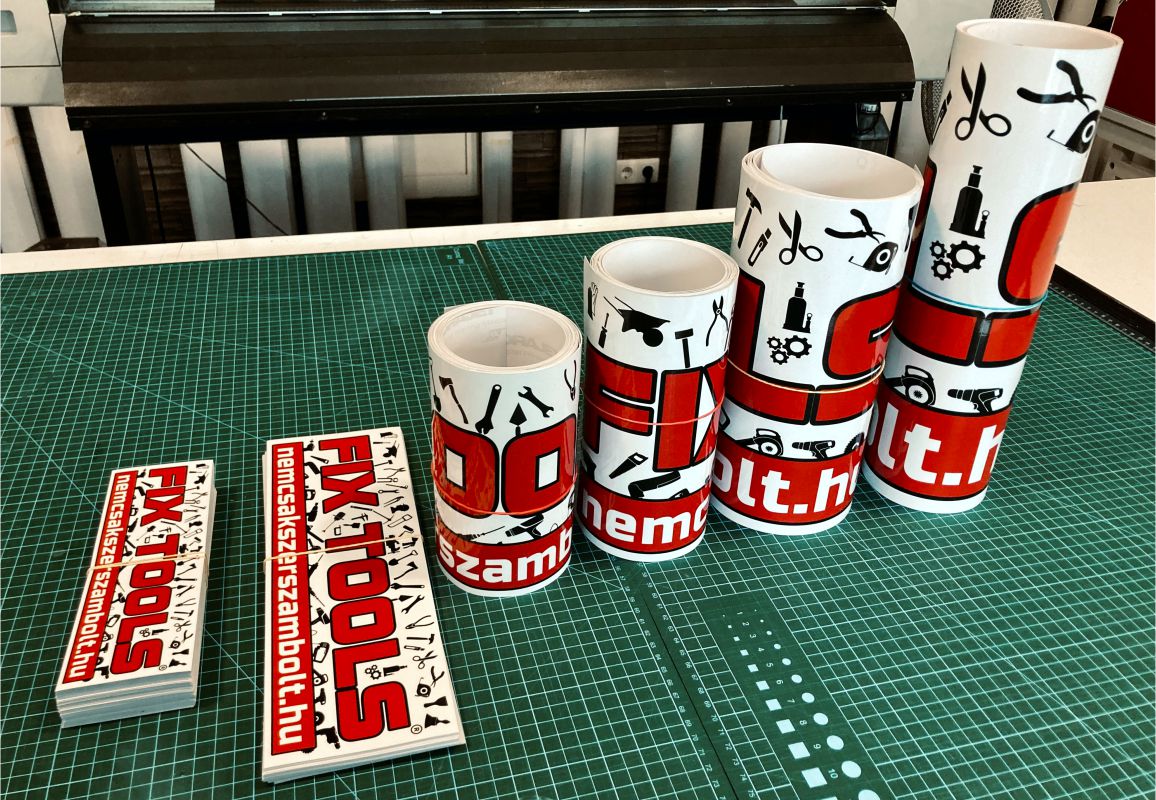 Céges reklámmatricák