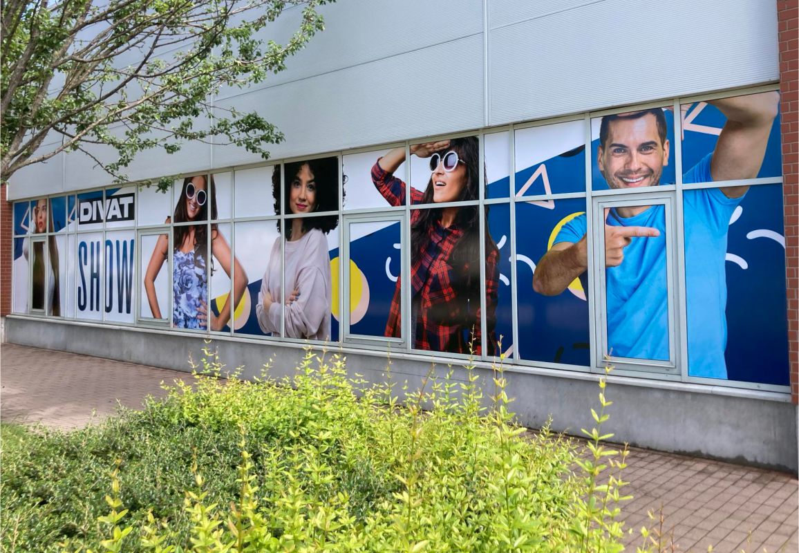 Üzletdekorációs fóliázás Kecskeméten