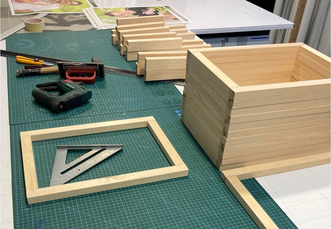 Vászonkép keret készítése